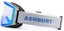 Ashbury Thunderbolt Goggles - commodore/blue revo mirror lens + yellow lens - side