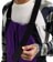 Burton Reserve GORE-TEX 2L Bib Pants - prism violet/true black - detail