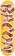 Bacon Skateboards Classic Logo 9.0 Skateboard Deck - yellow