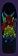 Santa Cruz Stranger Things Knox Hellfire Pit 10.07 Skateboard Deck - bottom alternate black light