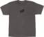 Santa Cruz Kids Stranger Things Screaming Lights T-Shirt - charcoal - front