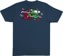 Santa Cruz Stranger Things Eddie Slasher T-Shirt - blue dusk