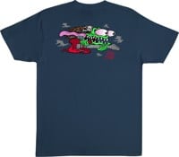Santa Cruz Stranger Things Eddie Slasher T-Shirt - blue dusk