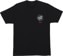 Santa Cruz Stranger Things Hellfire Pit T-Shirt - black - front