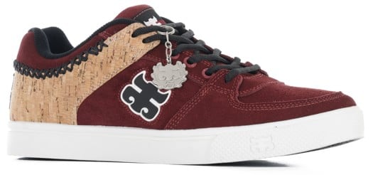 IPath Reed Low Skate Shoes - cork/burgundy suede - view large
