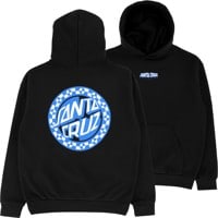 Santa Cruz Malba Crash Dot Embroidered Hoodie - black