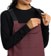 Volcom Women's Creston 3D Stretch Bib Overall Insulated Pants - oxblood - front detail