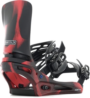 Burton Cartel X Snowboard Bindings 2026 - black/red - view large
