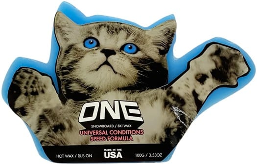 One MFG Flying Cat Snowboard Wax - blue - view large