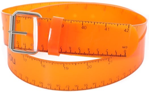 Loosey Ruler Belt - orange - view large