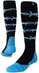 Stance Performance Mid Cushion Snowboard Socks - barbed wire blue