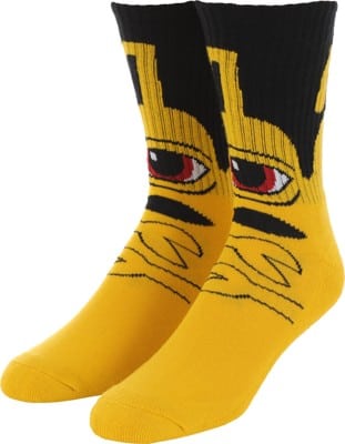 Toy Machine Sect Hug Sock - yellow - view large
