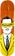 Doom Sayers Club Corpo Guy 8.1 Skateboard Deck - orange