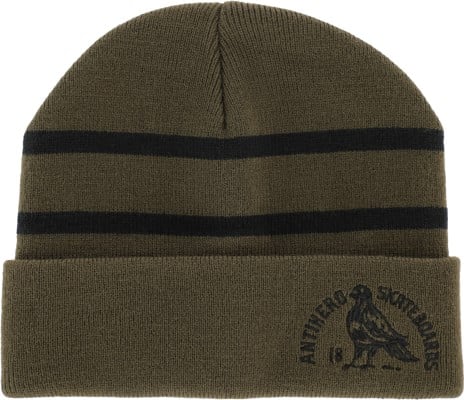 Anti-Hero Clubhouse Beanie - olive/black - view large
