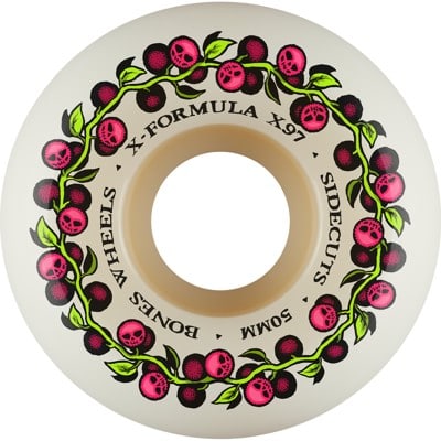 Bones X-Formula V5 Sidecut Skateboard Wheels - skull berries 50 (97a) - view large
