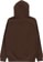 Spitfire Bighead Fill Hoodie - brown/red-black-white - reverse