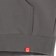 Spitfire Classic Swirl Overlay Zip Hoodie - charcoal/yellow-red - detail