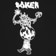 Baker World Crusher Hoodie - black - front detail