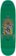 Welcome Reyes Flail 9.0 Baculus 2.0 Shape Skateboard Deck - green/gold foil