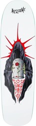 Welcome Yanko Wilted 9.0 Panther Shape Skateboard Deck - white