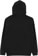 Tactics Throwback Logo Embroidered Hoodie - black - reverse