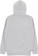 Tactics Throwback Logo Embroidered Hoodie - heather grey - reverse