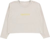 Tactics Women's Typewriter Crop L/S T-Shirt - natural