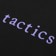 Tactics Women's Typewriter Crop L/S T-Shirt - black - front detail