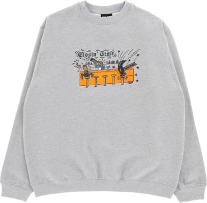 Passport Closin' Time Crew Sweatshirt - ash - view large