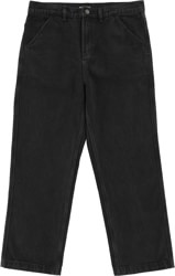 Passport Workers Club Bootcut Jeans - washed black