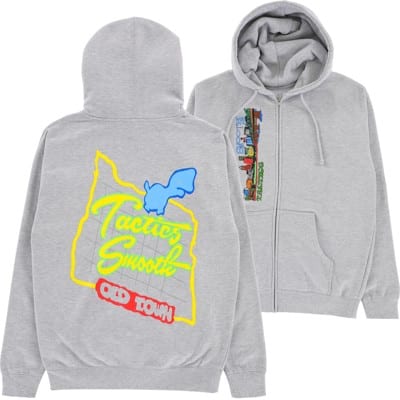 Tactics Smooth18 x Tactics Zip Hoodie - heather grey - view large