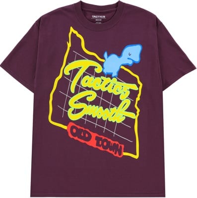 Tactics Smooth18 x Tactics T-Shirt - eggplant - view large