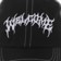 Welcome Barb Contrast Stitch Trucker Hat - black - front detail