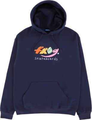 Frog Dino Logo Hoodie - navy - view large