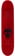 Zero Single Skull 7.5 Skateboard Deck - top