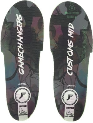 Footprint Gamechangers Mid Profile Custom Insoles - black camo/white - view large