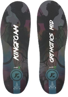 Footprint Kingfoam Orthotics 6mm Insoles - black camo/white - view large