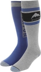 Burton Weekend Midweight 2-Pack Snowboard Socks - gray cloud