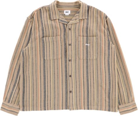 Obey Willard L/S Shirt - irish creme multi - view large