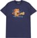 Toy Machine Pizza T-Shirt - navy