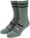 Toy Machine Bloodshot Eye Sock - forest