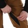 Nomadik Thick Pants - brown - vent zipper