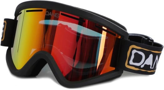Dang Shades OG Signature Goggles + Bonus Lens - (mccurdy) black/fire + yellow lens - view large