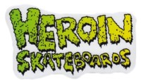 Heroin Dawn Of The Egg Sticker - knock-off text
