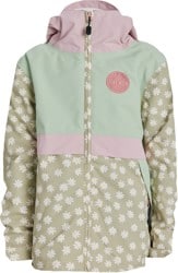 Airblaster Youth Trencher Full Zip Jacket - tan daisy