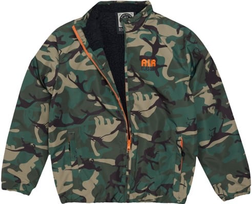Airblaster Youth Double Puffling Reversible Fleece Jacket - og dinoflage - view large