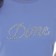 Dime Women's Icy T-Shirt - light indigo - front detail