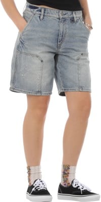 RVCA Women's Chainmail II Shorts - light vintage indigo - view large