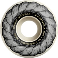 Bones X-Formula V1 Standard Skateboard Wheels - silver rope (97a)