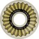 Bones X-Formula V5 Sidecut Skateboard Wheels - white/gold (99a)